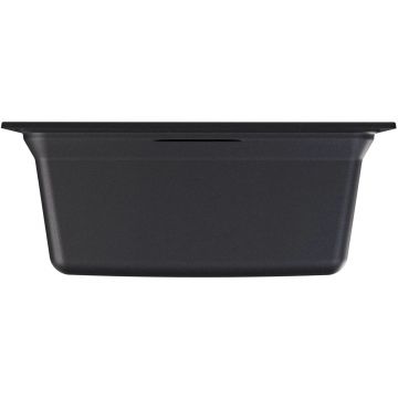 Мойка кухонная прямоугольная Flortek (Флортек) Консул 450 Антрацит (23.020.B0450.302)