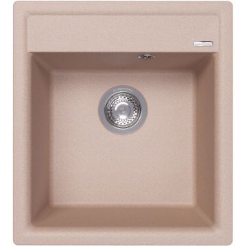 Мойка кухонная прямоугольная Flortek (Флортек) Консул 450 Песочный (23.020.B0450.107)