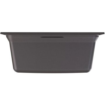 Мойка кухонная прямоугольная Flortek (Флортек) Консул 450 Серый шелк (23.020.B0450.307)