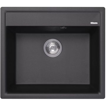 Мойка кухонная прямоугольная Flortek (Флортек) Консул 570 Антрацит (23.020.D0570.302)