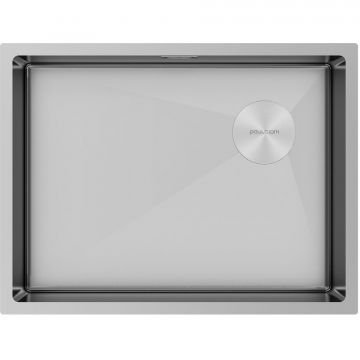 Мойка кухонная Paulmark NEXT-SKEW 58 UNI, PM885844-BS, брашированная нерж.сталь, 580х440мм
