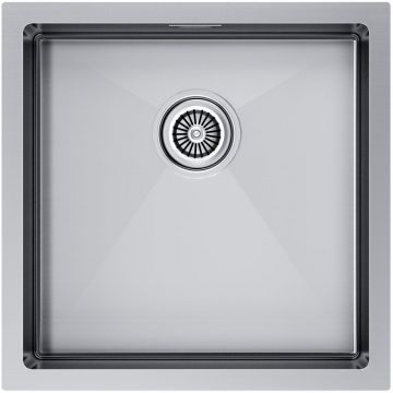 Мойка кухонная Paulmark (Паульмарк) нержавеющая сталь, 1 чаша, Gerberg 44 Uni PM254444-BS нержавеющая сталь 440х440 мм