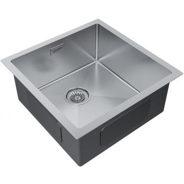 Мойка кухонная Paulmark (Паульмарк) нержавеющая сталь, 1 чаша, Gerberg 44 Uni PM254444-BS нержавеющая сталь 440х440 мм