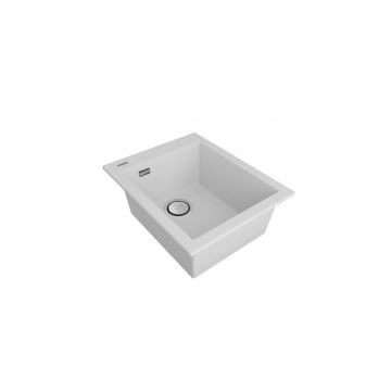 Мойка кухонная Paulmark (Паульмарк) Decoration 41 белый, PM934150-WH