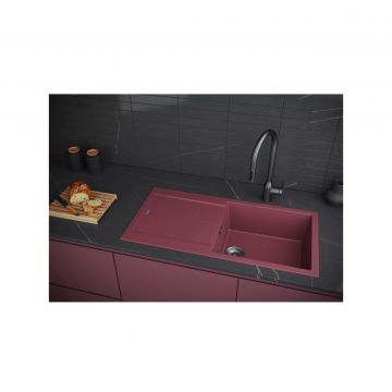Мойка кухонная Paulmark (Паульмарк) Extensio 86 merlot,, PM988650-ME