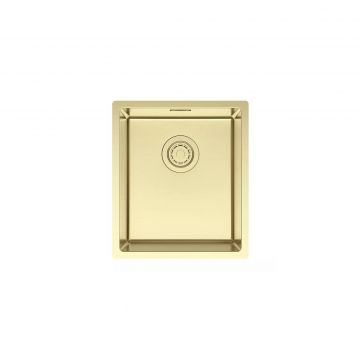 Мойка кухонная Paulmark (Паульмарк) Lassan 38 Uni светлое золото, LA38-LG
