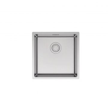 Мойка кухонная Paulmark (Паульмарк) Lassan 44 Uni брашированная сталь, LA44-BS