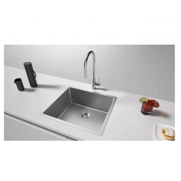 Мойка кухонная Paulmark (Паульмарк) Lassan 49 Uni брашированная сталь, LA49-BS