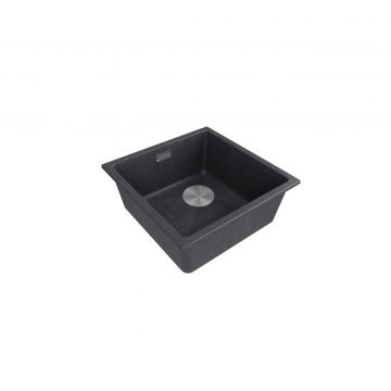 Мойка кухонная Paulmark (Паульмарк) Lumi 45 Uni-Skew антрацит, LU45SK-DG