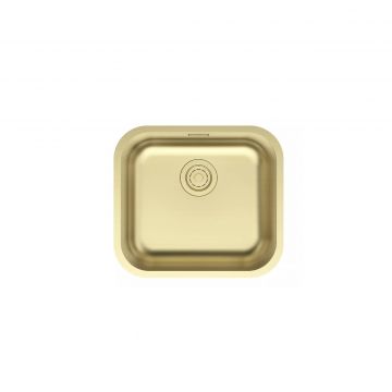 Мойка кухонная Paulmark (Паульмарк) Vello 48 Uni светлое золото, VE48-LG