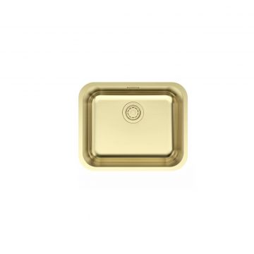 Мойка кухонная Paulmark (Паульмарк) Vello 53 Uni светлое золото, VE53-LG