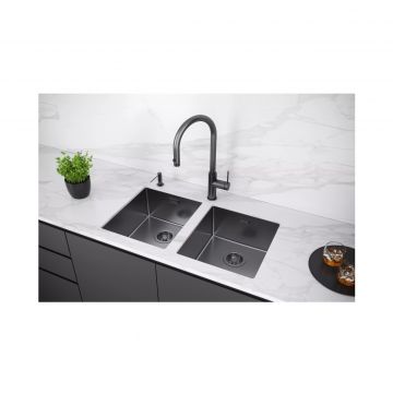 Мойка кухонная Paulmark (Паульмарк) Yuni 39 Uni вороненая сталь, YU39-GM