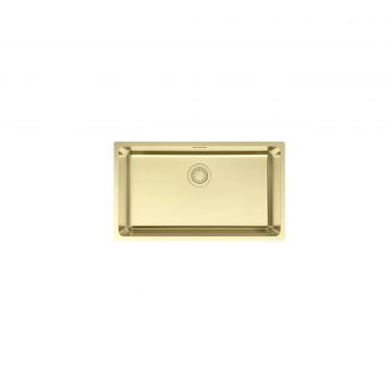 Мойка кухонная Paulmark (Паульмарк) Yuni 76 Uni светлое золото, YU76-LG