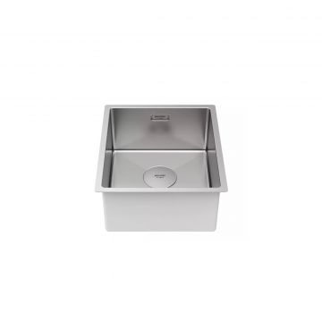 Мойка кухонная Paulmark (Паульмарк) Next 38 Uni брашированная сталь, PM213844-BS