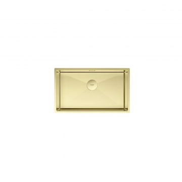 Мойка кухонная Paulmark (Паульмарк) Next 74 Uni светлое золото, PM217444-LG