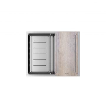Мойка кухонная Paulmark (Паульмарк) Next-Multi Sink 54 Uni брашированная сталь, PM785445-BS