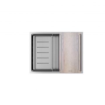 Мойка кухонная Paulmark (Паульмарк) Next-Multi Sink 58 Uni брашированная сталь, PM785845-BS