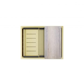 Мойка кухонная Paulmark (Паульмарк) Next-Multi Sink 58 Uni светлое золото, PM785845-LG