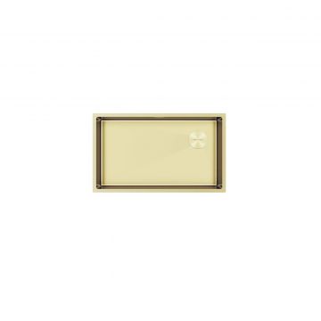 Мойка кухонная Paulmark (Паульмарк) Next-Skew 74 Uni светлое золото, PM887444-LG