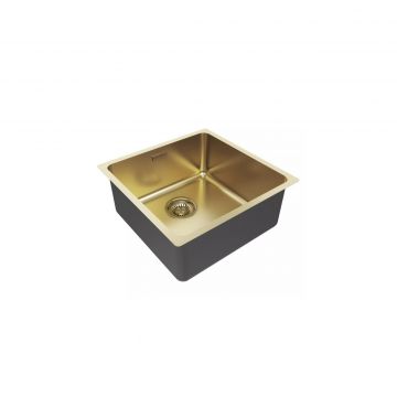 Мойка кухонная Paulmark (Паульмарк) Vista 44 светлое золото, PM304444-LG