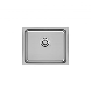 Мойка кухонная Paulmark (Паульмарк) Vista 54 брашированная сталь, PM305444-BS