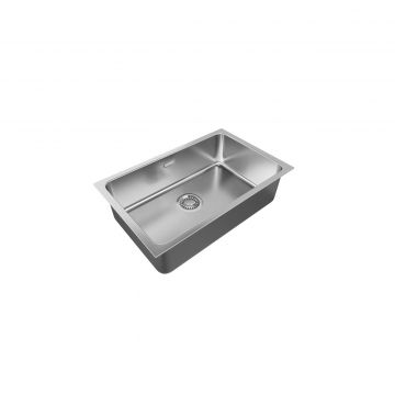 Мойка кухонная Paulmark (Паульмарк) Vista 74 брашированная сталь, PM307444-BS