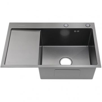 Мойка для кухни Fmark FSC6550Q-R, графит
