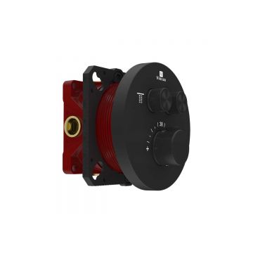 Встраиваемый смеситель для душа Vincea (Винчея) VSCV-322T-MMB двухфункциональный, термостатический, черный