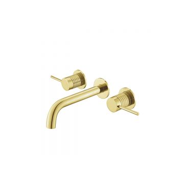 Смеситель для раковины Vincea (Винчея) Groove VBFW-4G1BG4 встраиваемый, брашированное золото