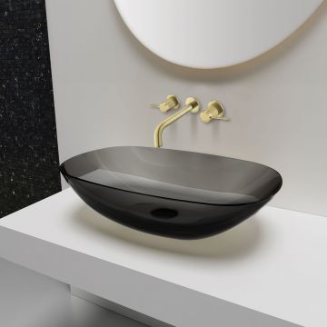 Смеситель для раковины Vincea (Винчея) Groove VBFW-4G1BG4 встраиваемый, брашированное золото