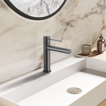 Смеситель для раковины Vincea (Винчея) Aspire VBF-4AS01GM, вороненая сталь