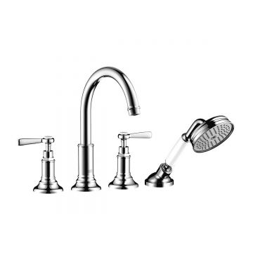 Смеситель на край ванны Axor (Аксор) Montreux, на 4 отверстия, 16550000 хром