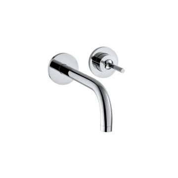 Смеситель для раковины Axor (Аксор) Uno, однорычажный, с отдельными розетками и изливом 225 мм, СМ (нужна СЧ 13623180) 38116000 хром