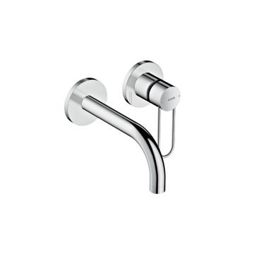 Смеситель для раковины Axor (Аксор) Uno, однорычажный, настенный, 38121000 хром