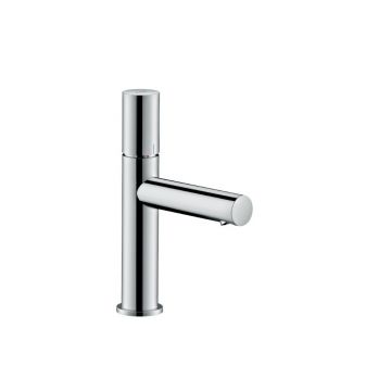 Смеситель для раковины Axor (Аксор) Uno, однорычажный, 110, с рукояткой zero, с незапираемым сливным набором, 45002000 хром