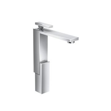 Смеситель для раковины Axor (Аксор) Edge, однорычажный, 280 со сливным набором push-open, 46030000 хром