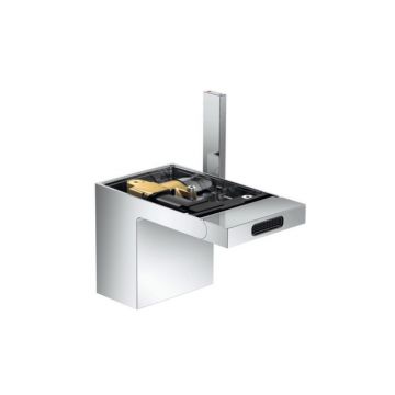 Смеситель для биде Axor (Аксор) MyEdition, со сливным клапоном push-open,без панели 47212000 хром