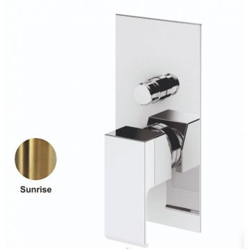 Встраиваемый однорычажный смеситель Cezares (Цезарис) для душа с переключателем, исполнение sunrise PORTA-VDIM-SR