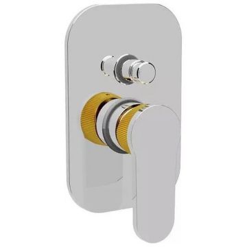 Встраиваемый однорычажный смеситель Cezares (Цезарис) для душа с переключателем, исполнение хром DIANA-VDIM-01