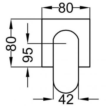 Встраиваемый однорычажный смеситель Cezares (Цезарис) для душа, исполнение хром, ручки хром STELLA-DIM-01-Cr