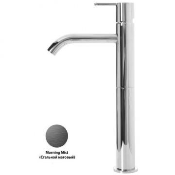 Смеситель для накладной раковины Cezares (Цезарис) однорычажный, с донным клапаном, исполнение Morning Mist LEAF-LC2-L-MM