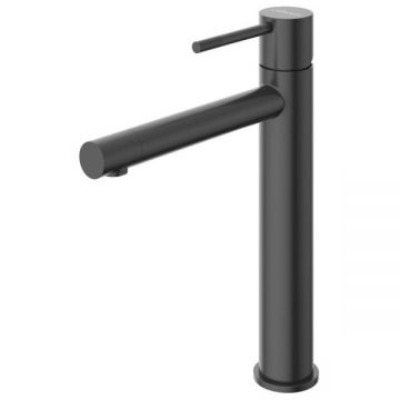 Смеситель для накладной раковины Cezares (Цезарис) однорычажный без донного клапана, черный матовый RELAX-LC2-NOP-W0