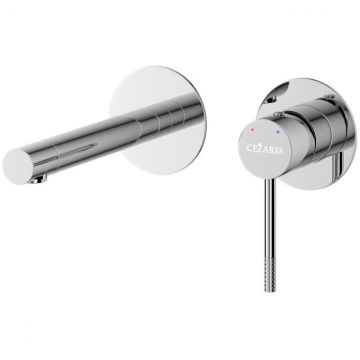 Смеситель для раковины Cezares (Цезарис) встраиваемый с внутренней частью, без донного клапана, хром RELAX-BLI2-2-01-W0