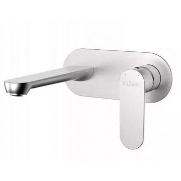 Смеситель для раковины Cezares (Цезарис) встраиваемый с внутренней частью, без донного клапана, сатин STYLUS-BLI1-IN-W0