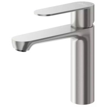 Смеситель для раковины Cezares однорычажный с донным клапаном, сатин STYLUS-LS-IN