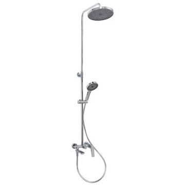 Душевая стойка со смесителем и изливом Cezares, хром COMFORT-CVD-01