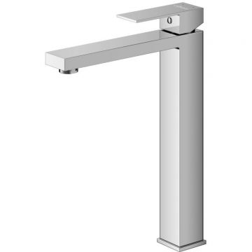 Смеситель для накладной раковины Cezares (Цезарис) однорычажный, без донного клапана, хром SLIDER-LC-01-W0