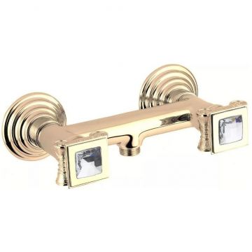 Смеситель для душа Cezares (Цезарис), исполнение золото, ручки Swarovski APHRODITE-DS-03/24-Sw