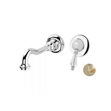 смеситель для раковины Cezares (Цезарис) однорычажный , золото, ручки Swarovski DIAMOND-BLS1-03/24-Sw