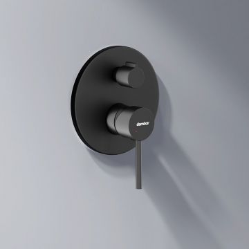 Встраиваемая душевая система Damixa (Дамикса) Scandinavian Pure, черный, с ванно-душевым смесителем 936510300